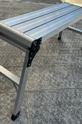 Folding Aluminum Work Platform – Adjustable Height, Heavy - Duty Step Ladder XCT402 - with | Sold by Uncle Wiener's Wholesale
