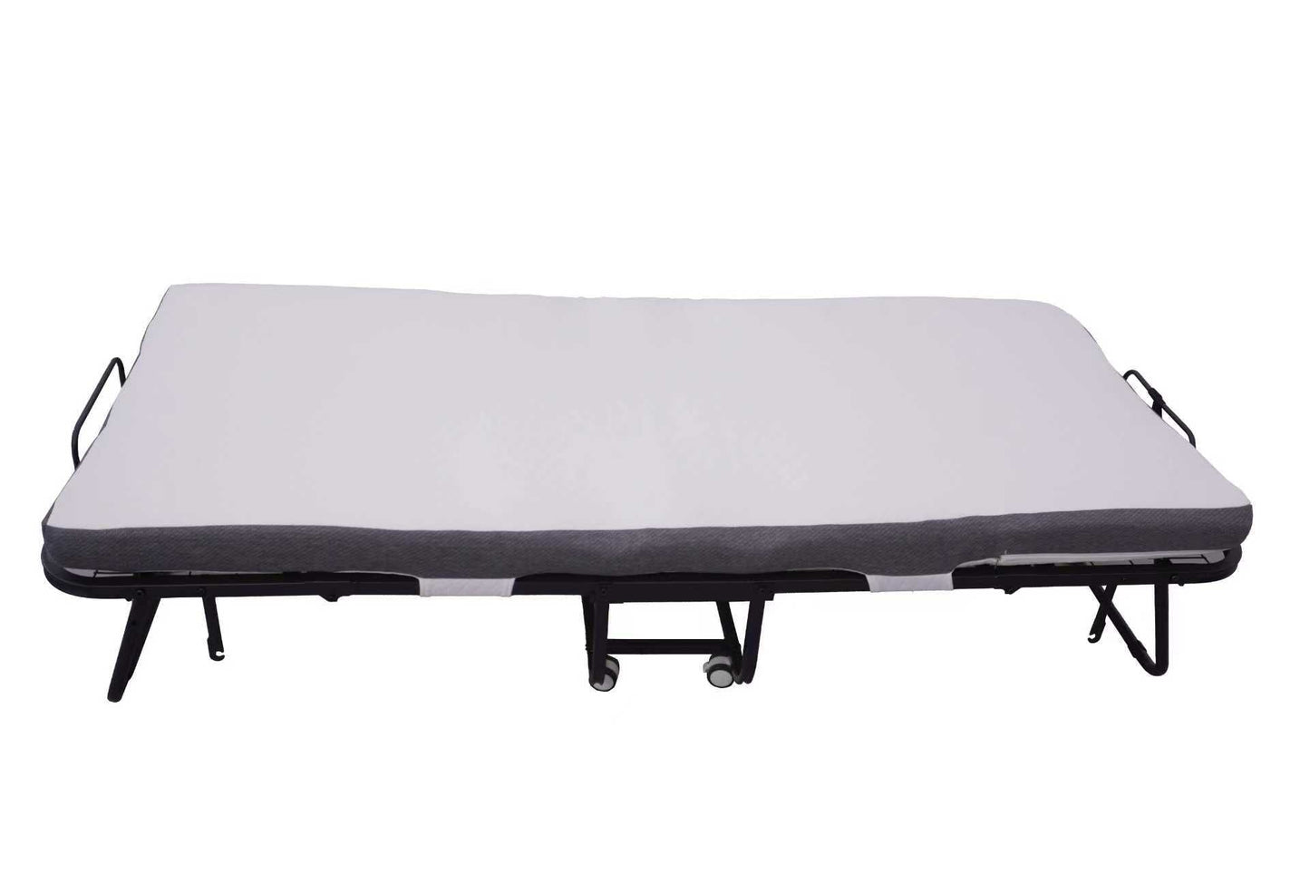 Folding Bed with Mattress & Dust Cover, Heavy - Duty Steel Frame, Compact Guest Bed FBD190 - with | Sold by Uncle Wiener's Wholesale