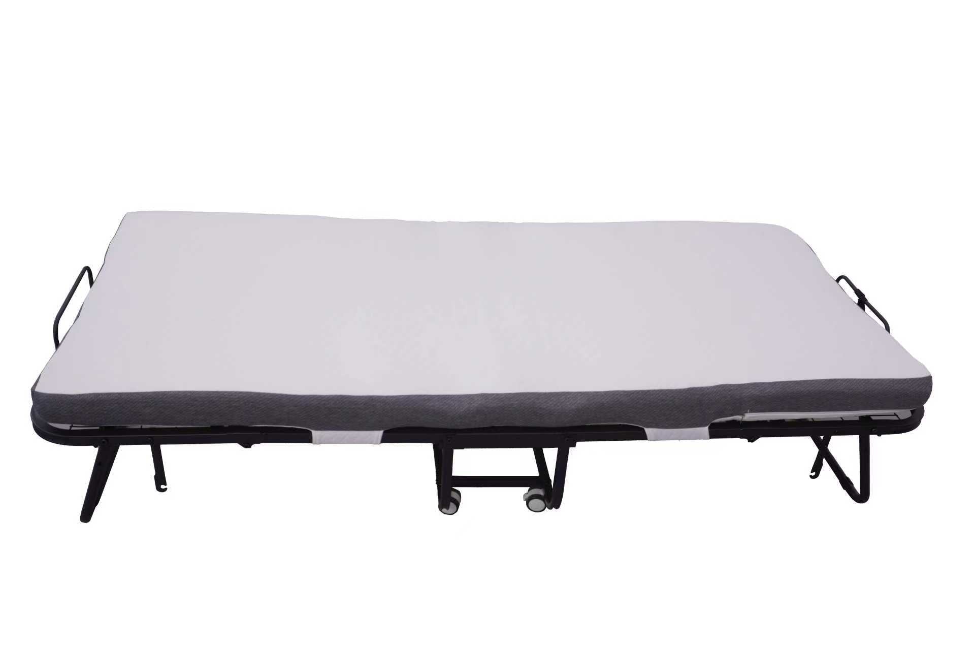 Folding Bed with Mattress & Dust Cover, Heavy - Duty Steel Frame, Compact Guest Bed FBD190 - with | Sold by Uncle Wiener's Wholesale
