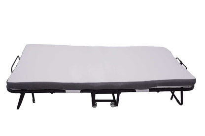 Folding Bed with Mattress & Dust Cover, Heavy - Duty Steel Frame, Compact Guest Bed FBD190 - with | Sold by Uncle Wiener's Wholesale