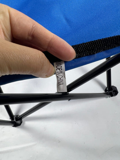 Folding Camp Chair 250 lb Capacity with Carry Bag – Steel Frame, 600D Fabric CC651607 - Camp Chair with | Sold by Uncle Wiener's Wholesale