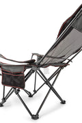 Folding Camping Chair with Adjustable Footrest – Breathable Mesh & Cup Holder – 330lbs Capacity – 1228804 - with | Sold by Uncle Wiener's Wholesale