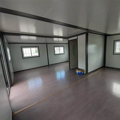 Folding Container House – Portable 19FT & 16.5FT Off - Grid Office, Cabin or Tiny Home - Folding Container Home / Portable Office Cabin with 16.5 FT X 20 FT | Sold by Uncle Wiener's Wholesale