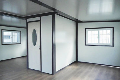 Folding Container House – Portable 19FT & 16.5FT Off - Grid Office, Cabin or Tiny Home - Folding Container Home / Portable Office Cabin with 16.5 FT X 20 FT | Sold by Uncle Wiener's Wholesale