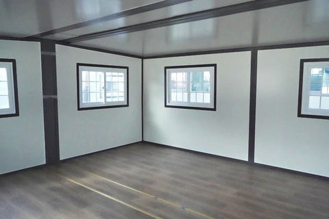 Folding Container House – Portable 19FT & 16.5FT Off - Grid Office, Cabin or Tiny Home - Folding Container Home / Portable Office Cabin with 16.5 FT X 20 FT | Sold by Uncle Wiener's Wholesale