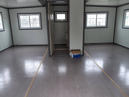 Folding Container House – Portable 19FT & 16.5FT Off - Grid Office, Cabin or Tiny Home - Folding Container Home / Portable Office Cabin with 16.5 FT X 20 FT | Sold by Uncle Wiener's Wholesale