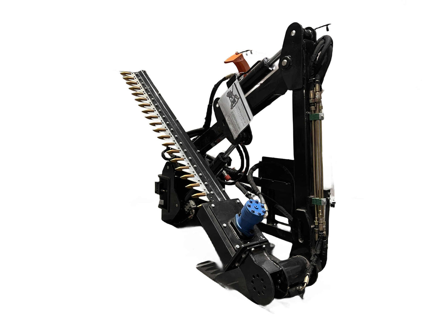 Folding Hydraulic Skid Steer Hedge Trimmer Attachment – R250322 - with | Sold by Uncle Wiener's Wholesale