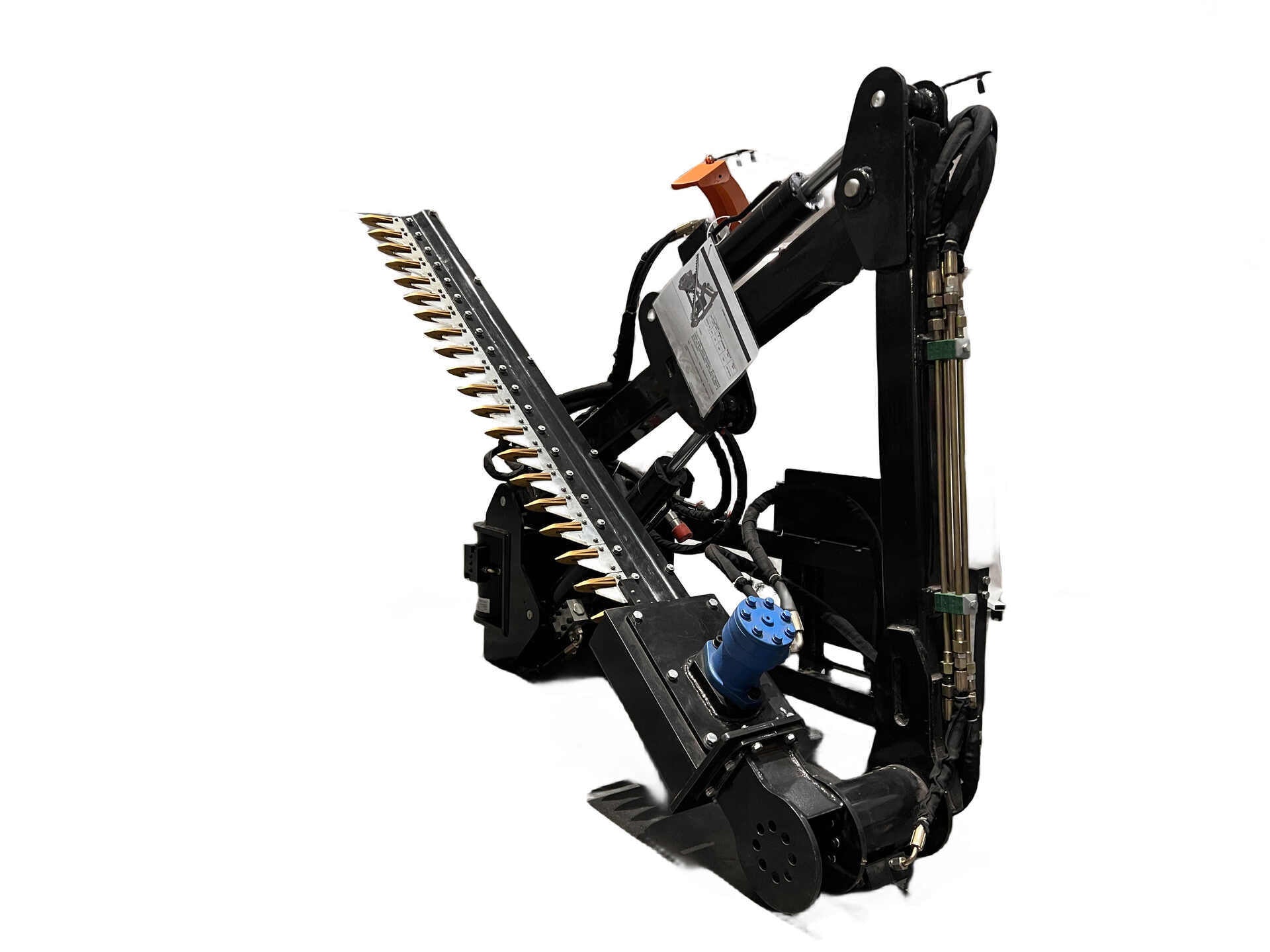 Folding Hydraulic Skid Steer Hedge Trimmer Attachment – R250322 - with | Sold by Uncle Wiener's Wholesale