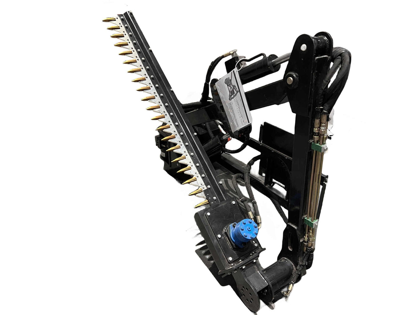 Folding Hydraulic Skid Steer Hedge Trimmer Attachment – R250322 - with | Sold by Uncle Wiener's Wholesale