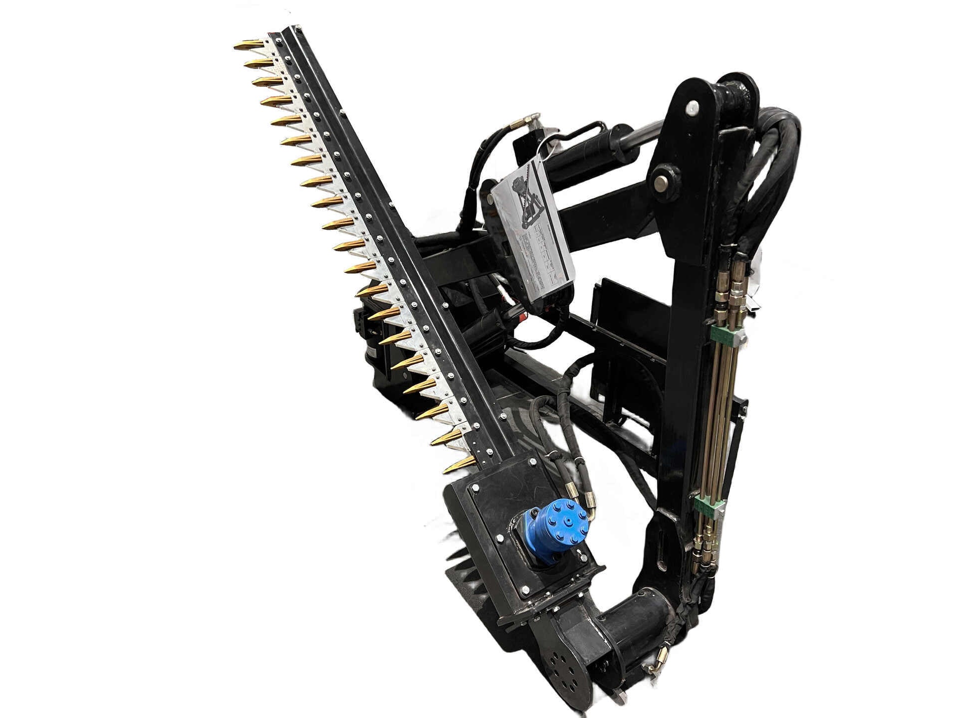 Folding Hydraulic Skid Steer Hedge Trimmer Attachment – R250322 - with | Sold by Uncle Wiener's Wholesale