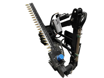 Folding Hydraulic Skid Steer Hedge Trimmer Attachment – R250322 - with | Sold by Uncle Wiener's Wholesale