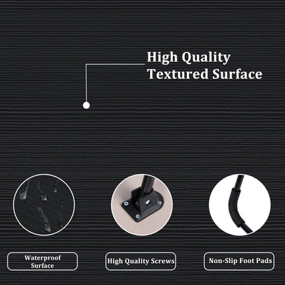 Folding Laptop Table for Bed & Sofa with Cup Holder – Portable Breakfast Tray, Laptop Bed Desk, Steel Legs, Black AMMBT64 - with | Sold by Uncle Wiener's Wholesale