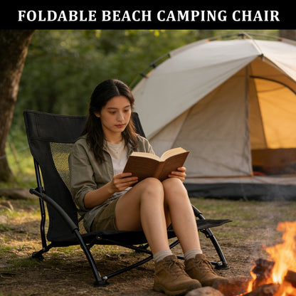 Folding Outdoor Camping Chair Lightweight Portable Mesh Lounge Chair AMBC1111 - with | Sold by Uncle Wiener's Wholesale
