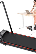 Folding Treadmill, 2 in 1 Folding Treadmill, Under Desk Folding Treadmill, Foldable Walking Pad with Handler, Running Treadmill. Very similar to this unit - with black | Sold by Uncle Wiener's Wholesale