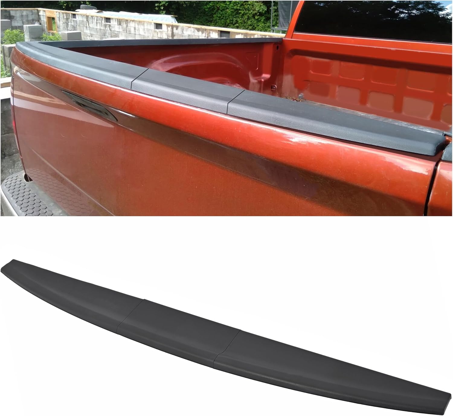 For Dodge Ram 1500 2500 2009 - 2019 Tailgate Cover Molding Top Cap Protector Spoiler LYAP236S - with | Sold by Uncle Wiener's Wholesale