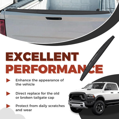 For Dodge Ram 1500 2500 2009 - 2019 Tailgate Cover Molding Top Cap Protector Spoiler LYAP236S - with | Sold by Uncle Wiener's Wholesale