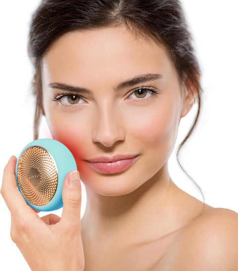 Foreo Ufo Full Facial Led Face Mask Treatment, Red Light Therapy Face Care, Korean Skincare, Thermotherapy, Cryotherapy, Face Massager, Moisturiser, Increased Skin Care Absorption, Mint - with | Sold by Uncle Wiener's Wholesale