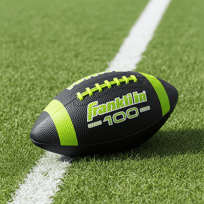 Franklin Sports Grip - Rite 100 Junior Rubber Football for Kids Youth Outdoor Play - with | Sold by Uncle Wiener's Wholesale
