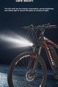 Front and Rear Suspension System on Electric Mountain Bike
