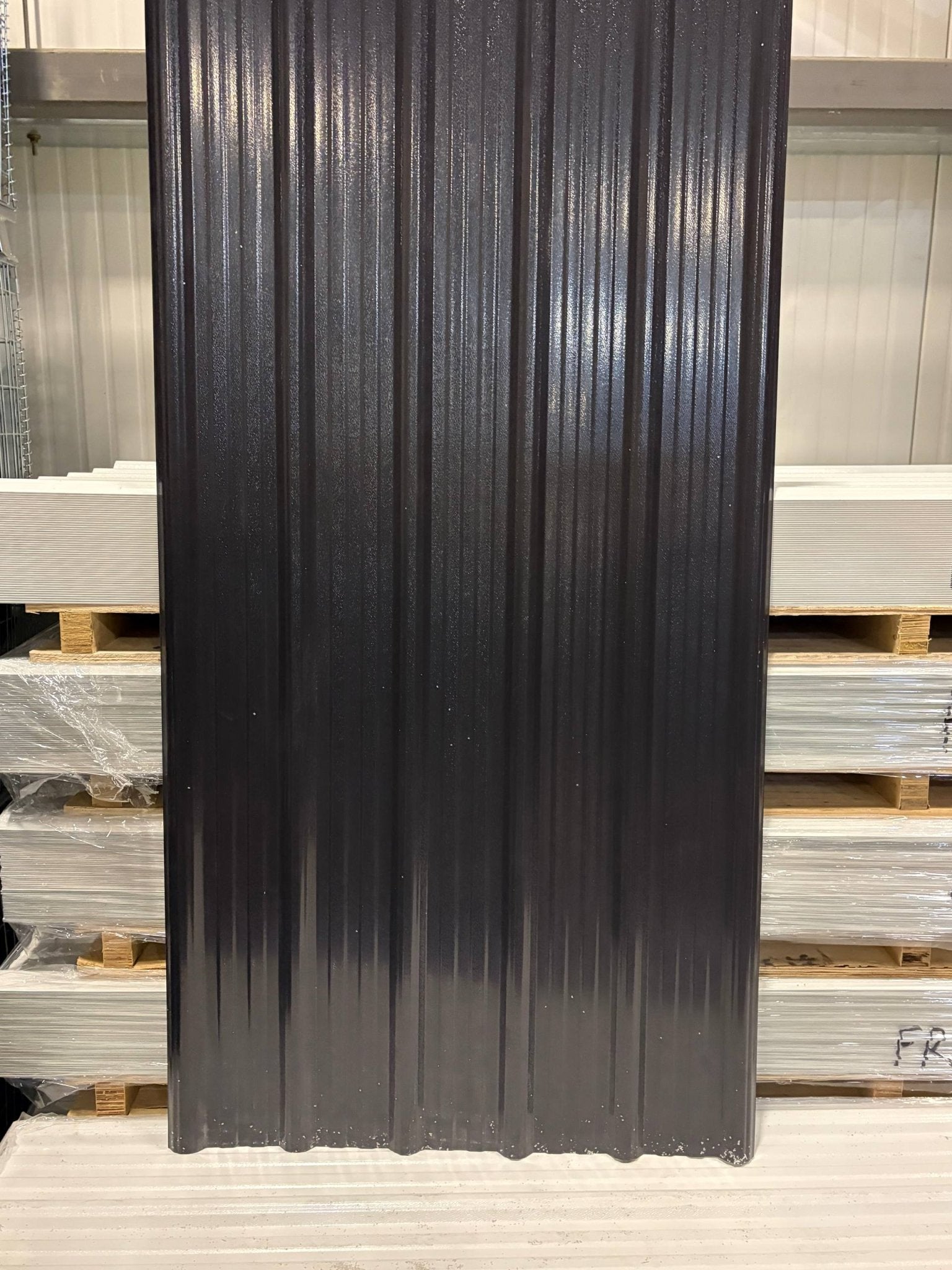 FRP Roofing & Siding Panels 3.7 Ft x 8 Ft – ASA UV Resistant Corrugated Fiberglass Sheets - Fencing with White FRP Roofing Panel | Sold by Uncle Wiener's Wholesale