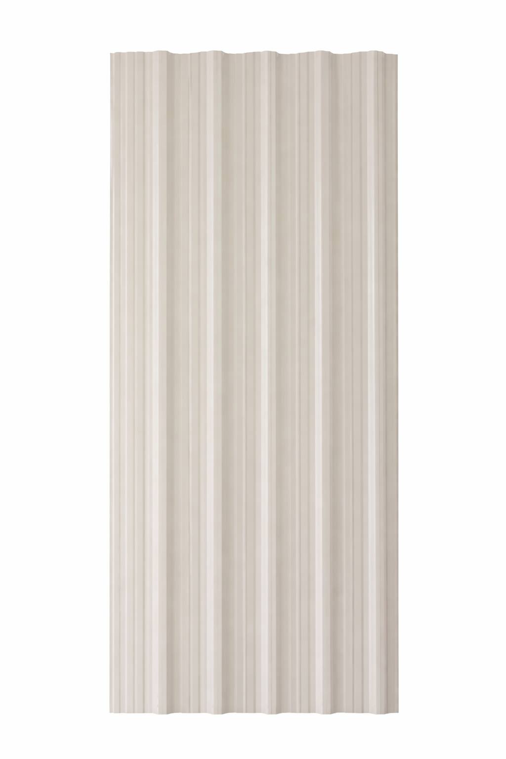 FRP Roofing & Siding Panels 3.7 Ft x 8 Ft – ASA UV Resistant Corrugated Fiberglass Sheets - Fencing with Light Gray FRP Roofing Panel | Sold by Uncle Wiener's Wholesale