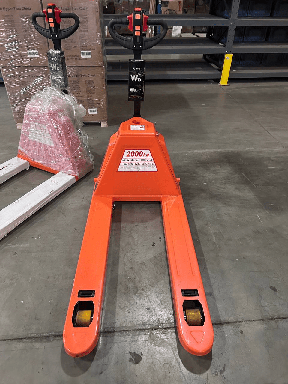 Full Electric Pallet Truck 2000kg Walkie Type 685mm Fork Width Warehouse Jack NPT20C - with | Sold by Uncle Wiener's Wholesale