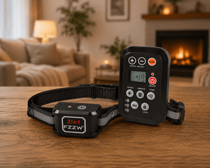 FZZW 2-in-1 Dog Training Collar & Automatic Anti-Barking Device – 1000 ft Remote Range, Model Z-8