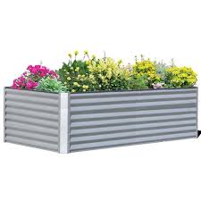 Galvanized Raised Garden Bed 7.8' x 2' x 2.6' – Heavy - Duty Metal Planter Box for Vegetables, Herbs & Flowers, SKU: 520607 - with | Sold by Uncle Wiener's Wholesale