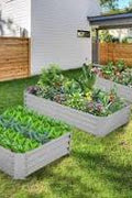 Galvanized Rectangle Raised Garden Bed – Durable Rust - Resistant Outdoor Planter - with 8 FT X 3 FT X 1 FT | Sold by Uncle Wiener's Wholesale