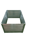 Galvanized Rectangle Raised Garden Bed – Heavy - Duty Steel Outdoor Planter Box - with 4 × 3 × 2 ft | Sold by Uncle Wiener's Wholesale