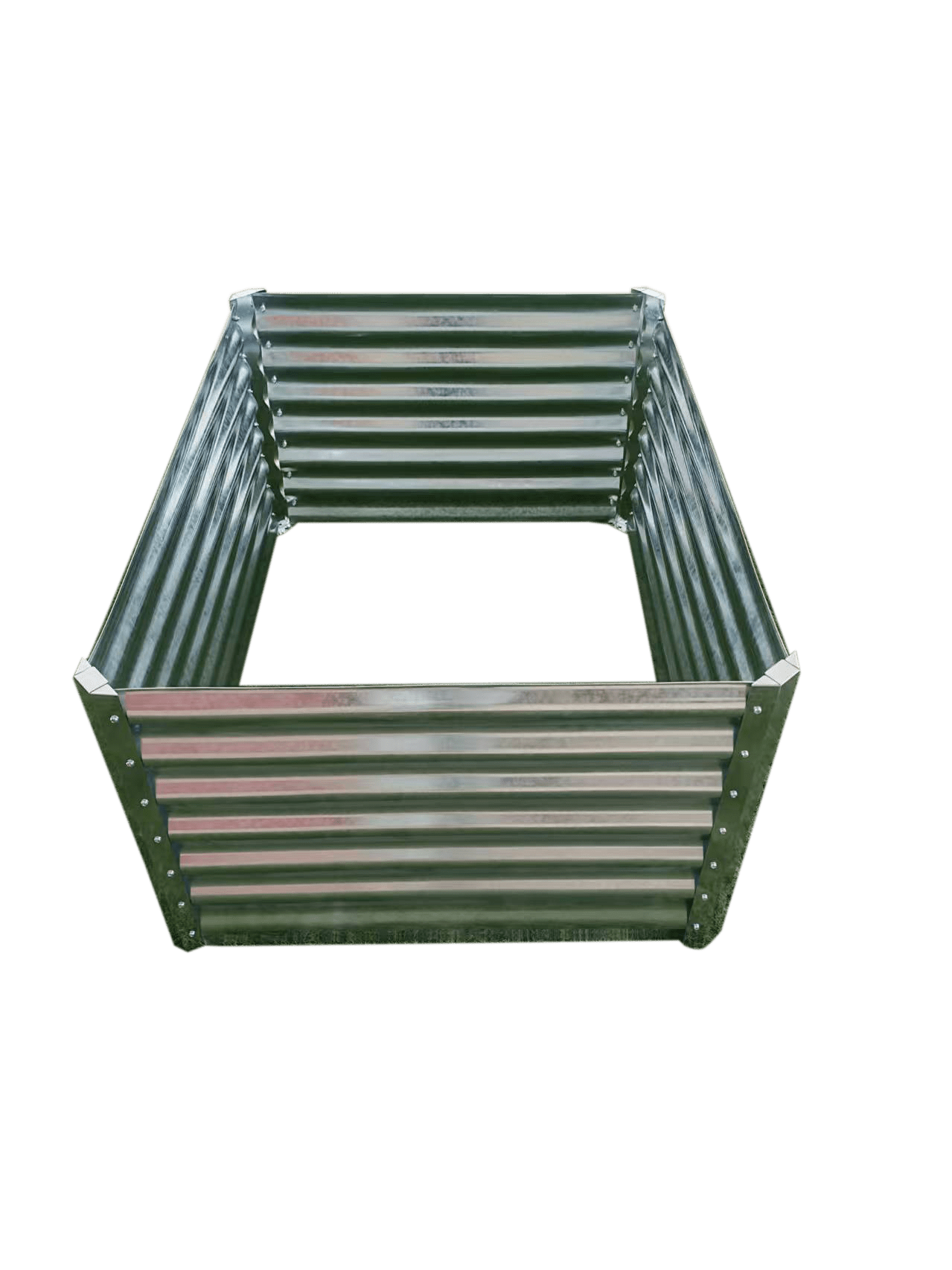 Galvanized Rectangle Raised Garden Bed – Heavy - Duty Steel Outdoor Planter Box - with 4 × 3 × 2 ft | Sold by Uncle Wiener's Wholesale