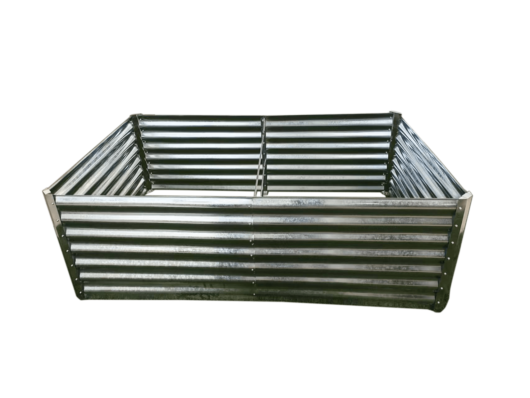 Galvanized Rectangle Raised Garden Bed – Heavy - Duty Steel Outdoor Planter Box - with 6 × 4 × 2 ft | Sold by Uncle Wiener's Wholesale