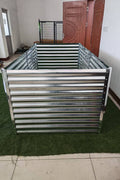 Galvanized Rectangle Raised Garden Bed – Heavy - Duty Steel Outdoor Planter Box - with 8 × 4 × 3 ft | Sold by Uncle Wiener's Wholesale