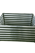 Galvanized Rectangle Raised Garden Bed – Heavy - Duty Steel Outdoor Planter Box - with 4 × 3 × 2 ft | Sold by Uncle Wiener's Wholesale