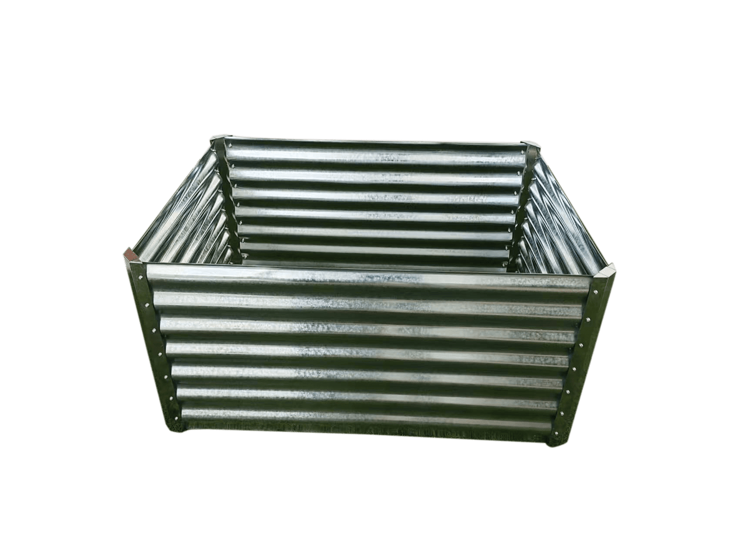 Galvanized Rectangle Raised Garden Bed – Heavy - Duty Steel Outdoor Planter Box - with 4 × 3 × 2 ft | Sold by Uncle Wiener's Wholesale