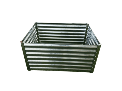 Galvanized Rectangle Raised Garden Bed – Heavy - Duty Steel Outdoor Planter Box - with 4 × 3 × 2 ft | Sold by Uncle Wiener's Wholesale