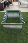 Galvanized Rectangle Raised Garden Bed – Heavy - Duty Steel Outdoor Planter Box - with 4 × 3 × 2 ft | Sold by Uncle Wiener's Wholesale