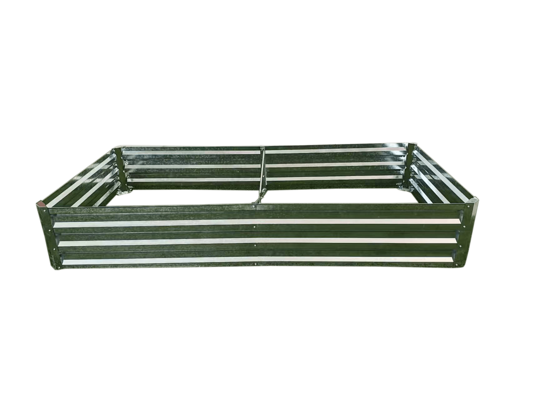 Galvanized Rectangle Raised Garden Bed – Heavy - Duty Steel Outdoor Planter Box - with 6 × 3 × 1 ft | Sold by Uncle Wiener's Wholesale
