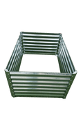 Galvanized Rectangle Raised Garden Bed – Heavy - Duty Steel Outdoor Planter Box - with 4 × 3 × 2 ft | Sold by Uncle Wiener's Wholesale