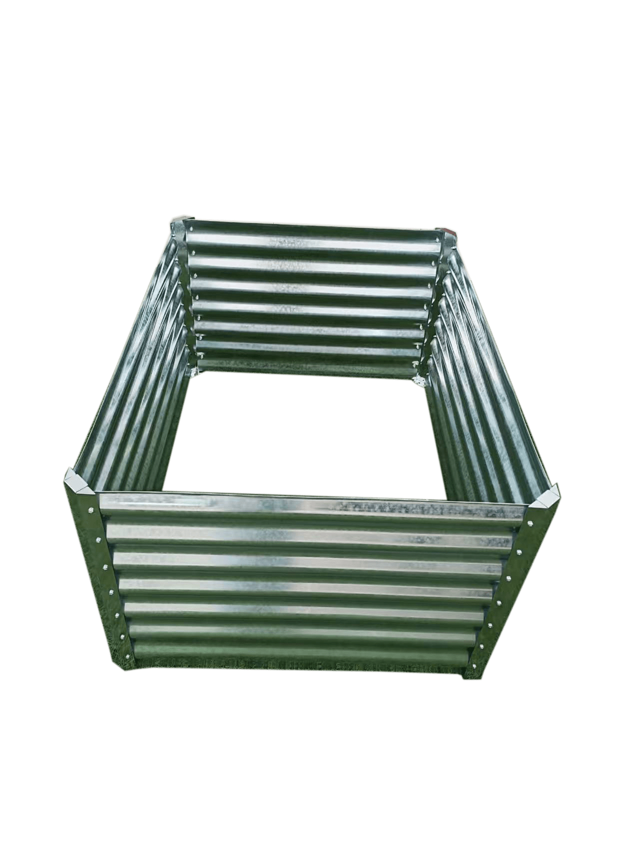 Galvanized Rectangle Raised Garden Bed – Heavy - Duty Steel Outdoor Planter Box - with 4 × 3 × 2 ft | Sold by Uncle Wiener's Wholesale
