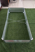 Galvanized Rectangle Raised Garden Bed – Heavy - Duty Steel Outdoor Planter Box - with 6 × 3 × 1 ft | Sold by Uncle Wiener's Wholesale