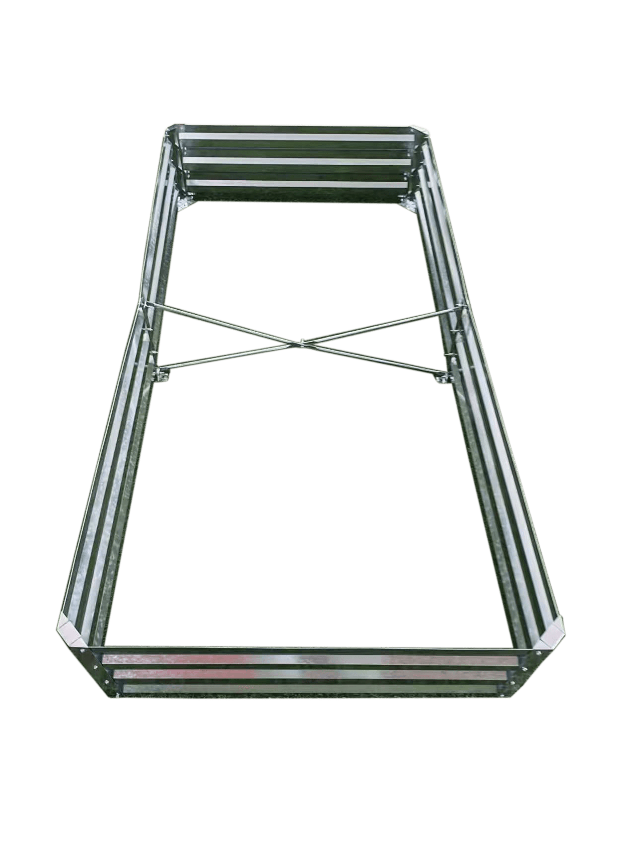 Galvanized Rectangle Raised Garden Bed – Heavy - Duty Steel Outdoor Planter Box - with 6 × 3 × 1 ft | Sold by Uncle Wiener's Wholesale