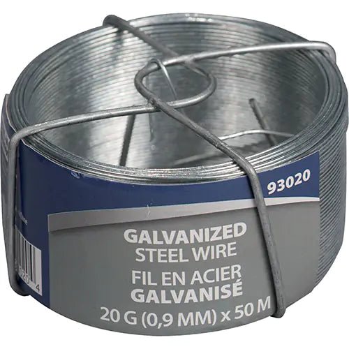 Galvanized Tie Wire – 20 Gauge, 0.6 lbs Coil, 164 ft Length AL250624 - with | Sold by Uncle Wiener's Wholesale