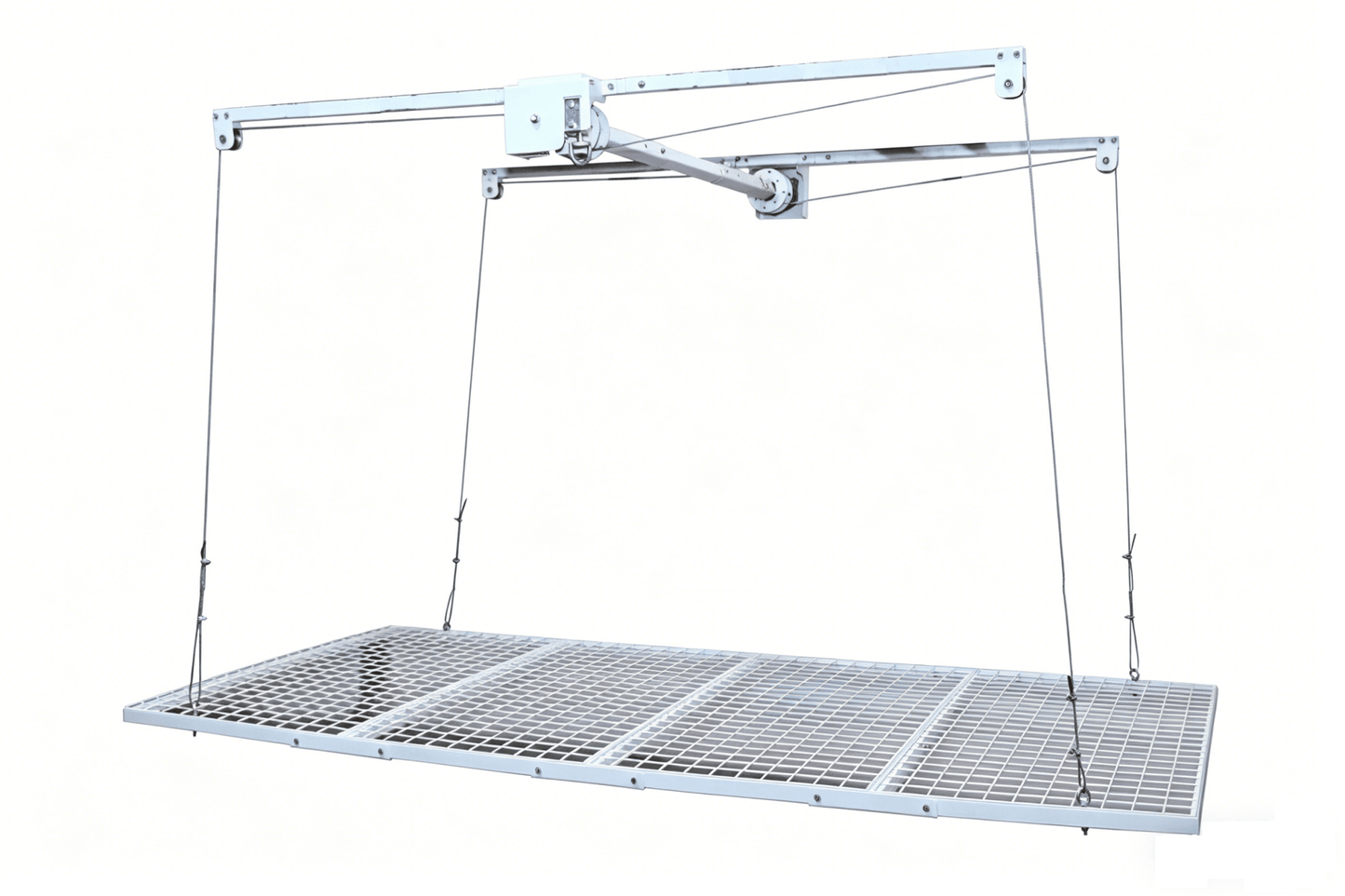Garage Overhead Storage Lift Platform 4x8 ft Ceiling Mounted Rack 325 lb Capacity CR048A - with | Sold by Uncle Wiener's Wholesale