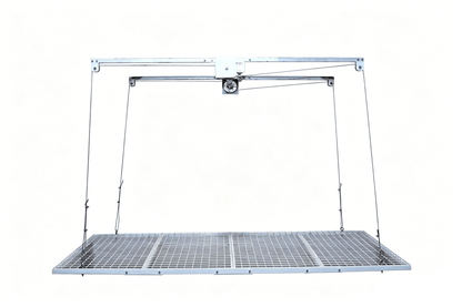 Garage Overhead Storage Lift Platform 4x8 ft Ceiling Mounted Rack 325 lb Capacity CR048A - with | Sold by Uncle Wiener's Wholesale