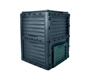Garden Compost Bin 300L Outdoor Composting System 23.6" x 23.6" x 31.9" G3727A