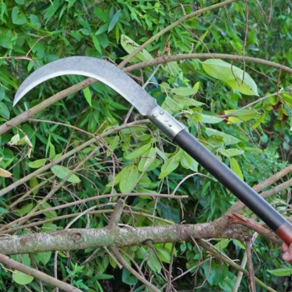 Garden Sickle 22.4" Curved Hand Weeding Tool 8" Blade GRDSK1 - with | Sold by Uncle Wiener's Wholesale