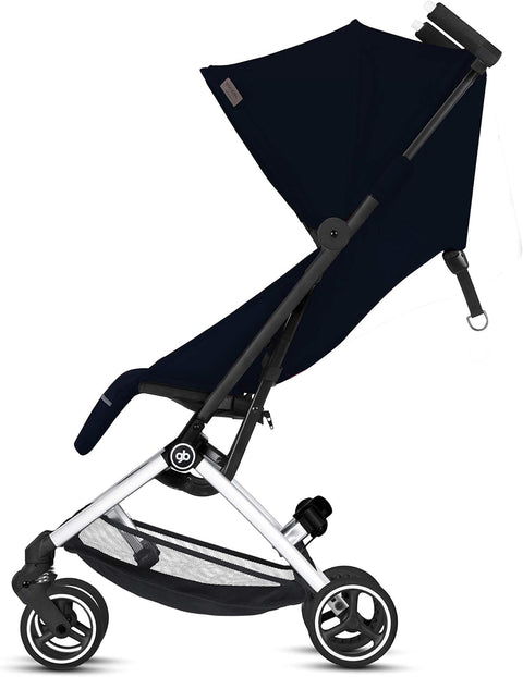 gb Pockit+ All - City Airplane Carry - on Compliant Stroller - Ultra Lightweight, 2 - in - 1 Travel System Ready with any Cybex Infant Car Seat, Compact Self - Standing Fold, Easy to Carry - Velvet Black - with | Sold by Uncle Wiener's Wholesale