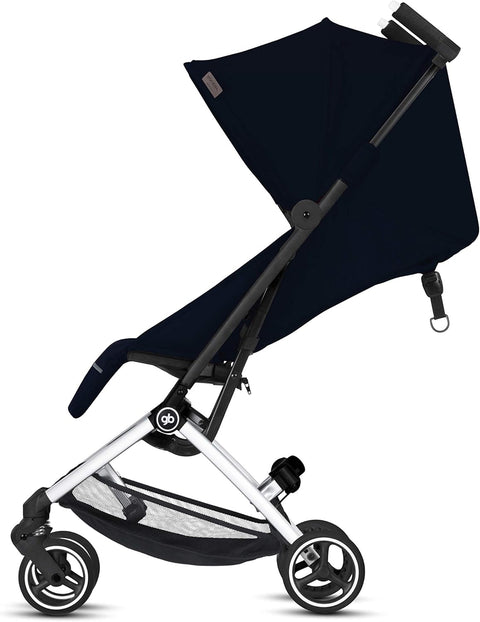 gb Pockit+ All - City Airplane Carry - on Compliant Stroller - Ultra Lightweight, 2 - in - 1 Travel System Ready with any Cybex Infant Car Seat, Compact Self - Standing Fold, Easy to Carry - Velvet Black - with | Sold by Uncle Wiener's Wholesale