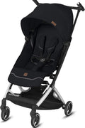 gb Pockit+ All - City Airplane Carry - on Compliant Stroller - Ultra Lightweight, 2 - in - 1 Travel System Ready with any Cybex Infant Car Seat, Compact Self - Standing Fold, Easy to Carry - Velvet Black - with | Sold by Uncle Wiener's Wholesale